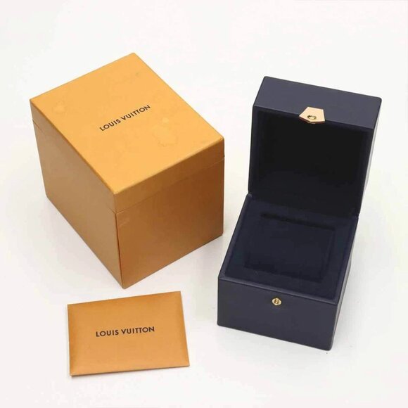 LOUIS VUITTON Tambour Moon Dual Time GMT QA097 Quarts Mens Watch 90282585 - Picture 8 of 8